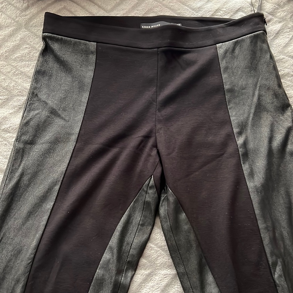 Karen Millen Faux Leather Leggings in Size 10